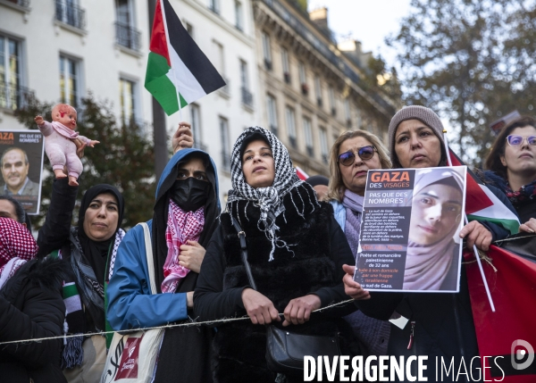 Maniestation en soutien à Gaza.