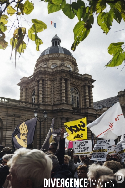 Rassemblement contre le projet de loi asile et immigration