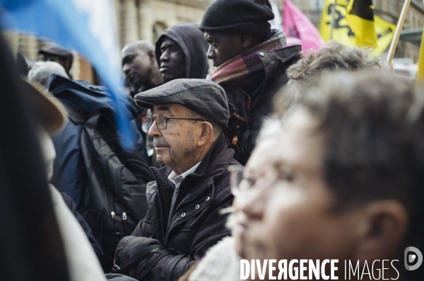 Rassemblement contre le projet de loi asile et immigration