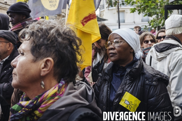 Rassemblement contre le projet de loi asile et immigration