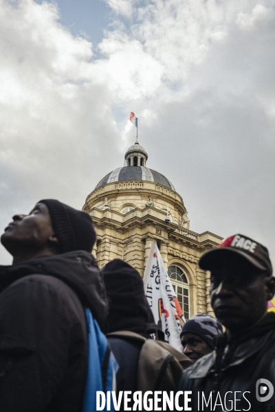 Rassemblement contre le projet de loi asile et immigration