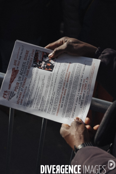 Rassemblement contre le projet de loi asile et immigration