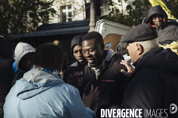 Rassemblement contre le projet de loi asile et immigration