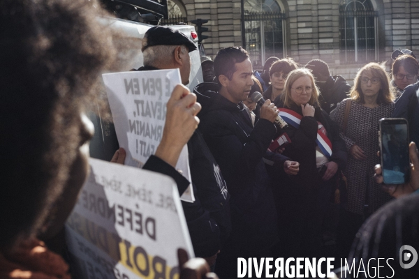 Rassemblement contre le projet de loi asile et immigration