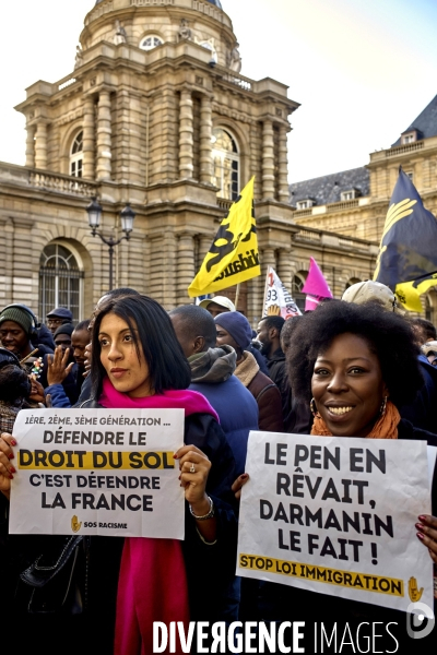 Loi immigration au Sénat