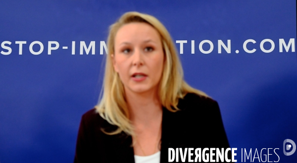 Conférence de presse de Marion Maréchal pour la création d un comité national sur l immigration 