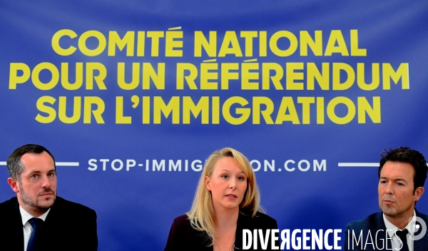 Conférence de presse de Marion Maréchal pour la création d un comité national sur l immigration 