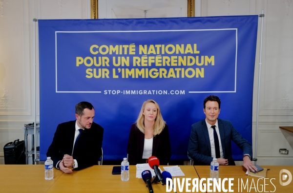 Conférence de presse de Marion Maréchal pour la création d un comité national sur l immigration 