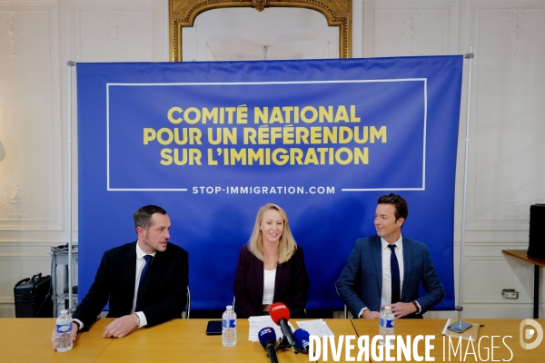 Conférence de presse de Marion Maréchal pour la création d un comité national sur l immigration 