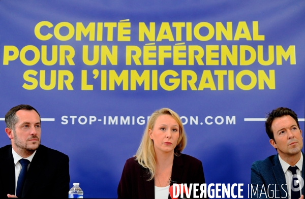 Conférence de presse de Marion Maréchal pour la création d un comité national sur l immigration 