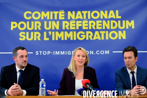 Conférence de presse de Marion Maréchal pour la création d un comité national sur l immigration 