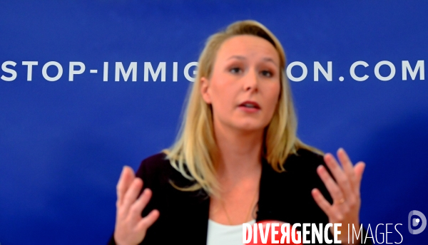 Conférence de presse de Marion Maréchal pour la création d un comité national sur l immigration 