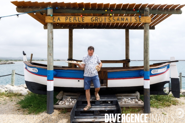 Pêche artisanale sur l étang de l Ayrolle