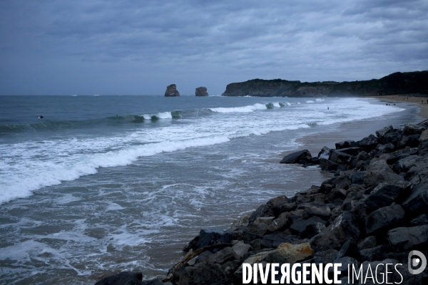 Vagues au Pays Basque