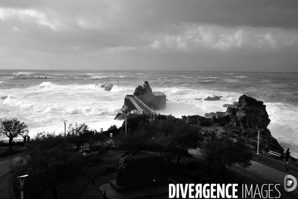 Vagues au Pays Basque