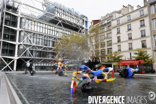 La fontaine stravinsky retrouve son eclat