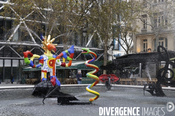 La fontaine stravinsky retrouve son eclat