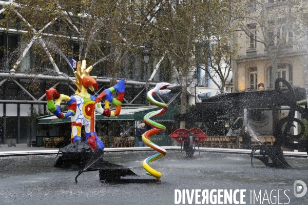La fontaine stravinsky retrouve son eclat