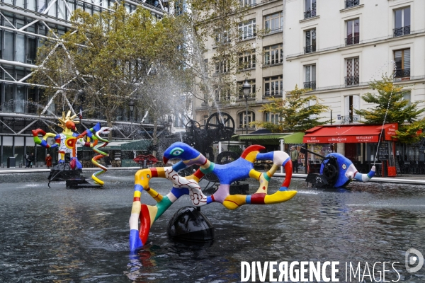 La fontaine stravinsky retrouve son eclat