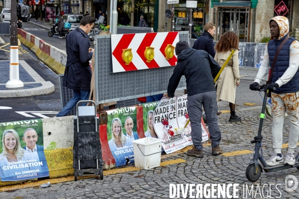 Le Made in France recouvre les affiches electorales de Reconquête