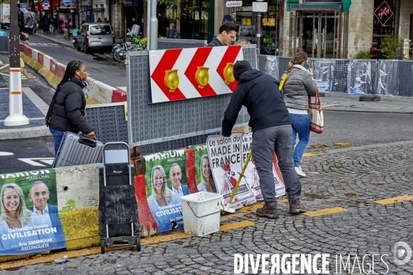 Le Made in France recouvre les affiches electorales de Reconquête