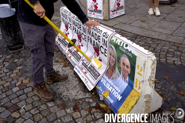 Le Made in France recouvre les affiches electorales de Reconquête