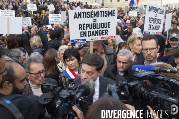 Marche contre l antisémitisme à Marseille