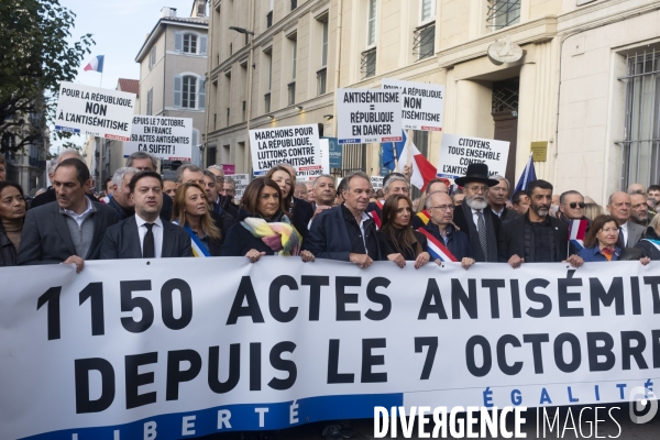 Marche contre l antisémitisme à Marseille