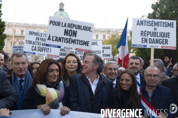 Marche contre l antisémitisme à Marseille