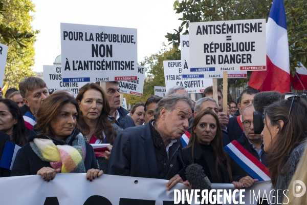 Marche contre l antisémitisme à Marseille