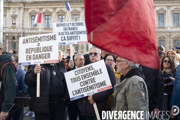 Marche contre l antisémitisme à Marseille