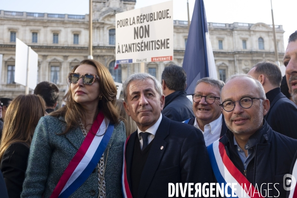 Marche contre l antisémitisme à Marseille