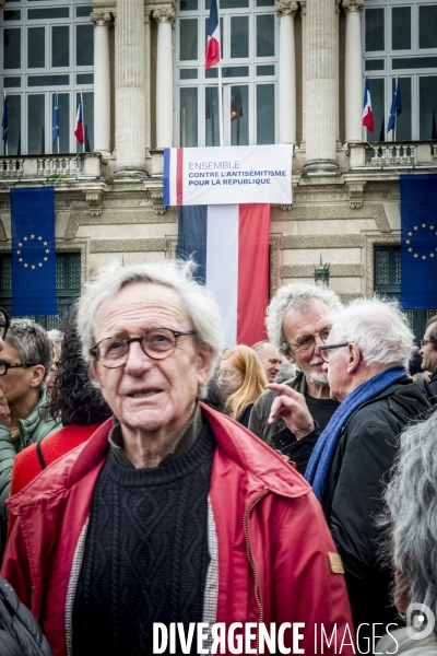 Montpellier - Rassemblement contre l antisemitisme 