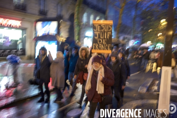 Manifestation Paris contre l antisémitisme