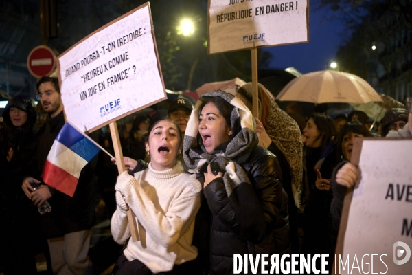 Manifestation Paris contre l antisémitisme