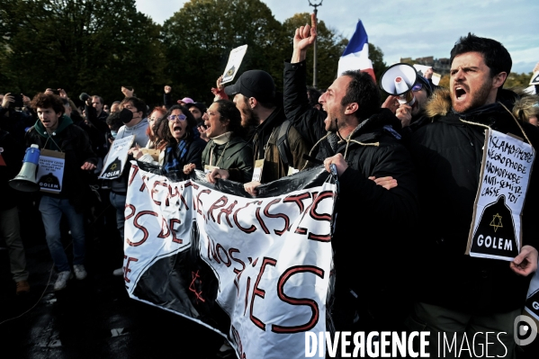 Marine Le Pen à la marche contre l’antisémitisme