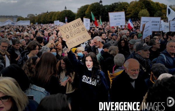 Marche contre l’antisémitisme
