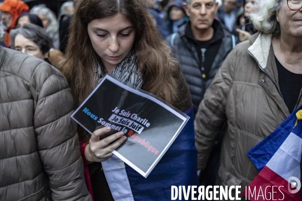 Marche pour la Republique et contre l antisemitisme