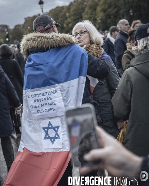 Marche «pour la République et contre l antisémitisme» à Paris