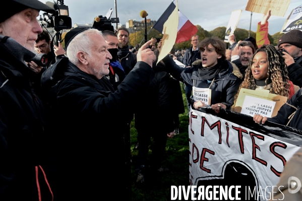 Marine Le Pen à la marche contre l’antisémitisme