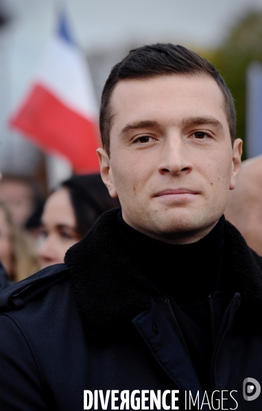 Jordan Bardella à la marche contre l’antisémitisme