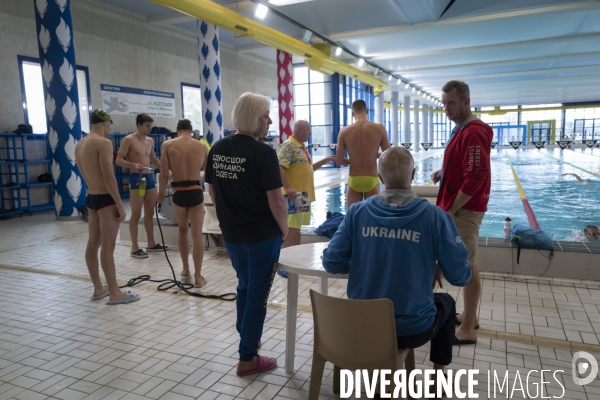 Les nageurs Ukrainiens a Font-Romeu