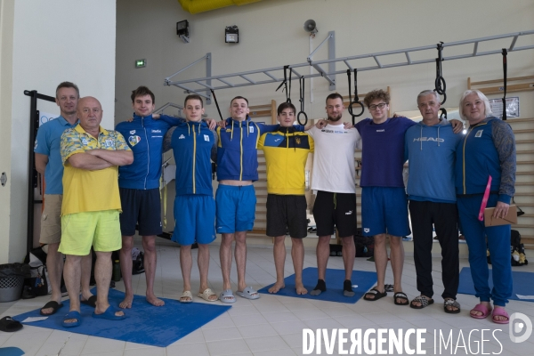 Les nageurs Ukrainiens a Font-Romeu