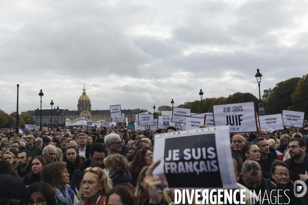 Marche contre l antisémitisme