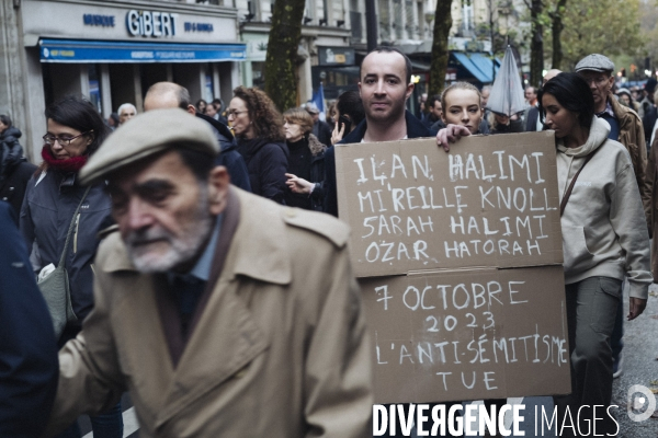 Marche contre l antisémitisme