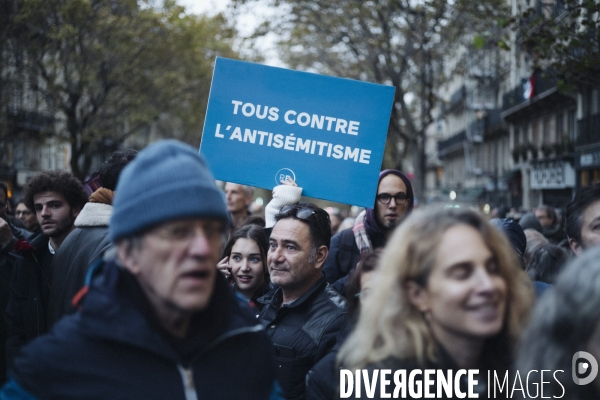 Marche contre l antisémitisme