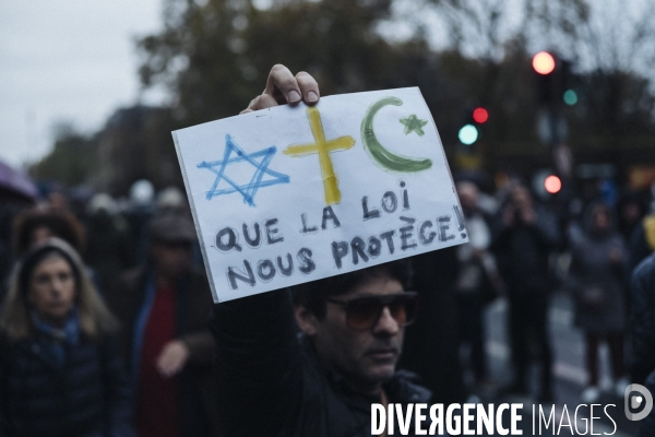 Marche contre l antisémitisme