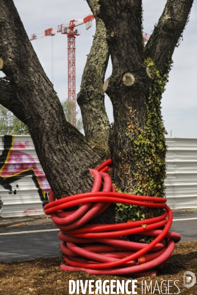 Nouveau quartier du Belvédère le long de la Garonne.