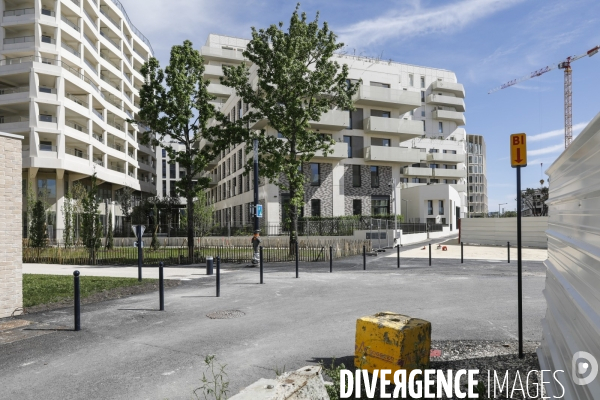 Nouveau quartier du Belvédère le long de la Garonne.