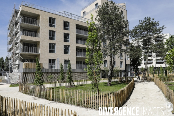 Nouveau quartier du Belvédère le long de la Garonne.